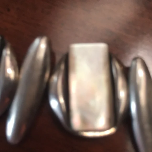 Vintage Mother of Pearl French Formal Double Cufflinks With Five Tuxedo Studs - Picture 2 of 4